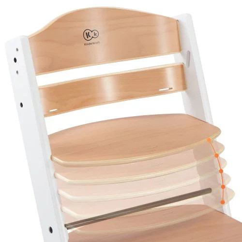 Kinderkraft ENOCK NATURAL GREY - Etetőszék – etetőszék 3. kép