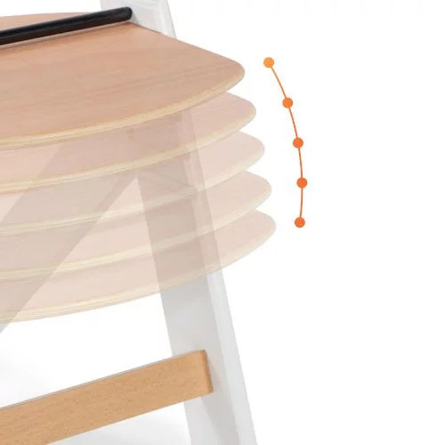 Kinderkraft ENOCK NATURAL GREY - Etetőszék – etetőszék 7. kép