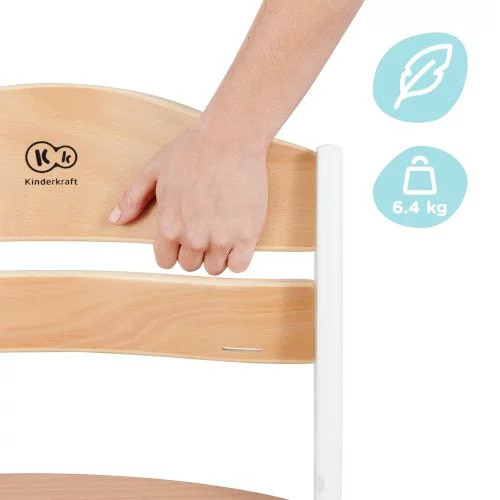 Kinderkraft ENOCK NATURAL GREY - Etetőszék – etetőszék 1. kép