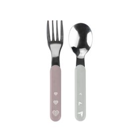 BabyOno 1065/02 - Gyermek evőeszközök  Rozsdamentes acélból – Zsebi Baba Shop