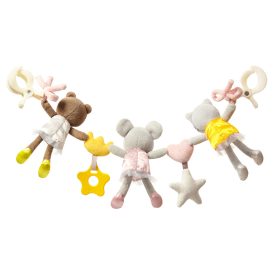 BabyOno 1441 - Oktatójáték - lánc a BALLERINAS babakocsihoz – Zsebi Baba Shop