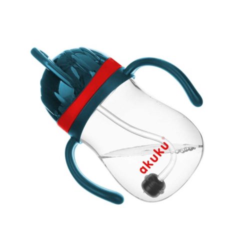 AKUKU A0164  - Vizes palack szívószállal és súllyal – Zsebi Baba Shop