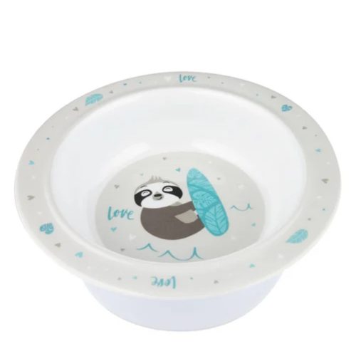 Canpol 4/519 - Melamin tapadókorongos tál EXOTIC ANIMALS Szürke