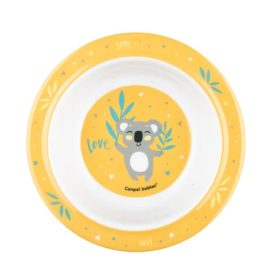   Canpol 4/519 - Melamin tapadókorongos tál EXOTIC ANIMALS Sárga