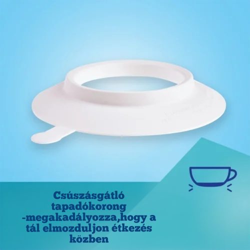 Canpol 4/519 - Melamin tapadókorongos tál EXOTIC ANIMALS Sárga