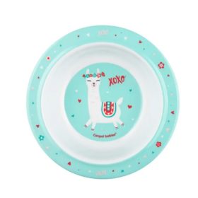   Canpol 4/519 - Melamin tapadókorongos tál EXOTIC ANIMALS Türkiz