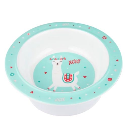 Canpol 4/519 - Melamin tapadókorongos tál EXOTIC ANIMALS Türkiz