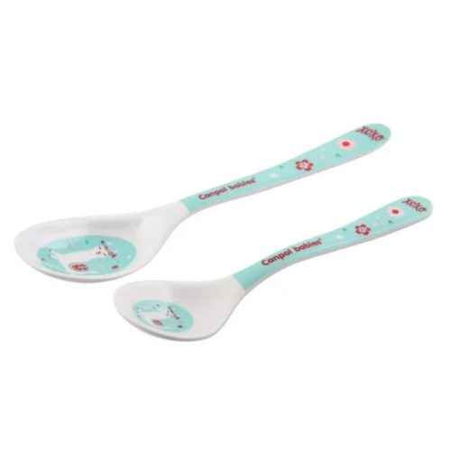 Canpol 4/530 -  Melamin Kanálkészlet 2db-os Exotic Animals Türkiz