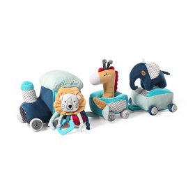 BabyOno 1495 - SAFARI TRAIN oktatójáték készlet – Zsebi Baba Shop