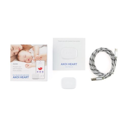 AKOi Heart babafigyelő 3az1ben – mozgás-, átfordulás- és pelenkafigyelő 