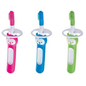   MAM Massaging Brush Masszázs 3hó Fogkefe - Fixáló Koronggal