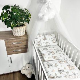 Afrikai Kaland – 2 részes babaágynemű szett hintázó afrikai kisállatokkal, 100% pamut – Zsebi Baba Shop