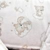 Álomfelhő rózsaszín – 3 részes babaágynemű szett szivárványos maci mintával – Zsebi Baba Shop