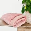 Púder rózsaszín pamutvászon, minky, antiallergén töltettel – babatermék 2. kép