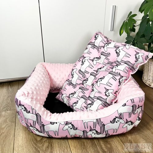 Pink Unikornis S kutyafekhely – Kicsi kuckó 2–5 kg-ig 