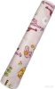 Rózsaszín vízhatlan matracvédő lepedő 70x120 cm – szafari mintás, gumis sarkakkal – 3. kép