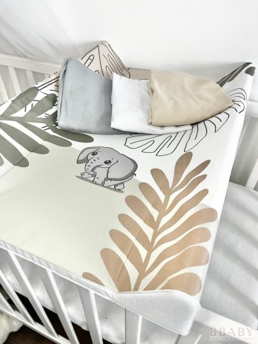Tejeskávé pelenkázólap huzat 50×70 cm – 100% pamut, gumis, ékes pelenkázóra – pelenkázólap-huzat 1. kép