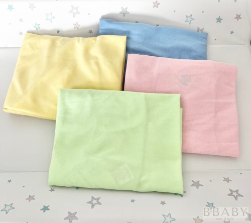 Pasztell sárga pelenkázólap huzat 50×70 cm – 100% pamut, gumis, ékes pelenkázóra – pelenkázólap-huzat 3. kép