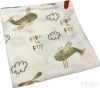 Born to Fly muszlin takaró 100x130 cm – repülős minta, 100% pamut duplagéz baba textil – babatermék 4. kép