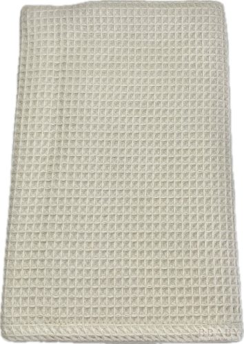 Bézs waffle babatakaró 70x90 cm – 100% pamut, légáteresztő, OEKO-TEX minősített – babatermék 1. kép