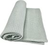 Olíva waffle babatakaró 70x90 cm – 100% pamut, OEKO-TEX, szellőző és puha – babatermék 2. kép