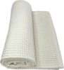 Vanília waffle babatakaró 70x90 cm – természetes pamut, OEKO-TEX, légáteresztő – babatermék 2. kép