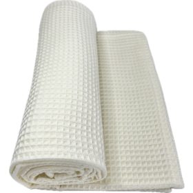 Vanília waffle babatakaró 70x90 cm – természetes pamut, OEKO-TEX, légáteresztő – babatermék 2. kép