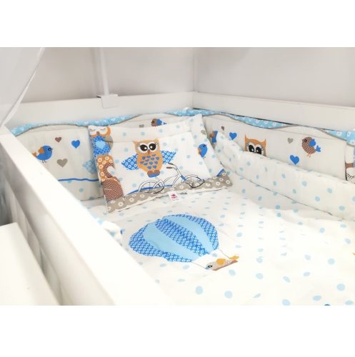 BabaKirály - 2 Részes Ágynemű Bagoly Ovis Ágynemű