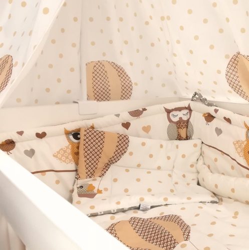 BabaKirály - 4 Részes Ágynemű Bagoly 