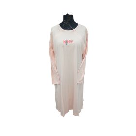   Benter - Szoptatós Hosszú Ujjú Hálóing Happy Barack Színű