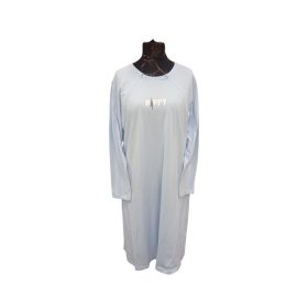   Benter - Szoptatós Hosszú Ujjú Hálóing Happy Kék Színű