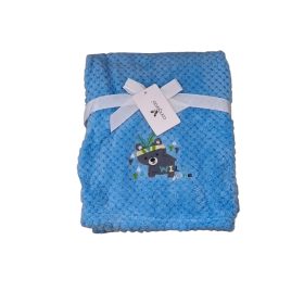 Wellsoft Cangaroo Freya - Babatakaró  Kék 80 x 110 cm