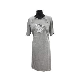 Dehai - Szoptatós Hálóing Hattyú-Szürke Színű