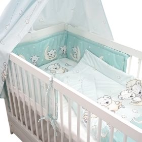 BabaKirály - 3 Részes Ágynemű Hold Maci 