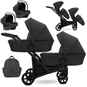 Kunert Brav DUO - Black Eco Ikerbabakocsi