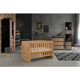   Klups Little Sky - Dália Antracit-Tölgy - Babaszoba 3 Részes Szett