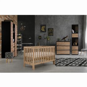   Klups Little Sky - Dália Antracit-Tölgy - Babaszoba 3 Részes Szett