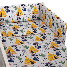 BabaKirály - 3 Részes Ágynemű Indián Mosómedve