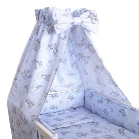 BabaKirály - 4 Részes Ágynemű Macis Kék