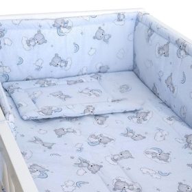 BabaKirály - 3 Részes Ágynemű Macis - Kék