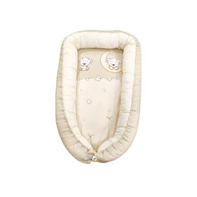 Babafészek - Maci és Hold  Kis Macikkal Bézs