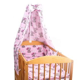 BabaKirály - 4 Részes Ágynemű Maci Lány Rózsaszín