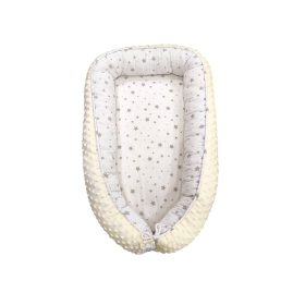 Minky Babafészek - Fehér Csillagos