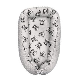 Minky Babafészek - Apró Pandás Szürke
