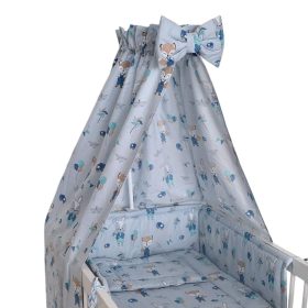 BabaKirály - 4 Részes Ágynemű Nyuszi És Róka Kék