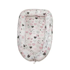 Babafészek - Szivecskés Rózsaszín