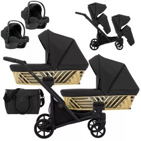 Kunert IVENTO DUO Glam - Eco Black Pearl Ikerbabakocsi