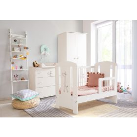 Klups - Szafari Zsiráf Fehér - Babaszoba 3 Részes Szett