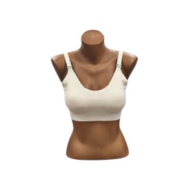   Ouno V491 - Szivacsos Lézervágott Szoptatós Melltartó Ekrü