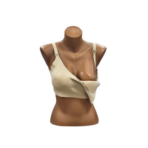 Ouno V491 - Szivacsos Lézervágott Szoptatós Melltartó Lila